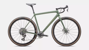 2025 SPECIALIZED CRUX S-WORKS BIKE - 54, GLOSS CYPRESS METALLIC / VIAVI GOLD TO SILVER PEARL