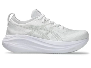 ASICS Nimbus 27 (White/Glacier Grey) - Women's