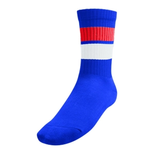 Burley Sekem Western Bulldogs AFL Elite Crew Football Socks
