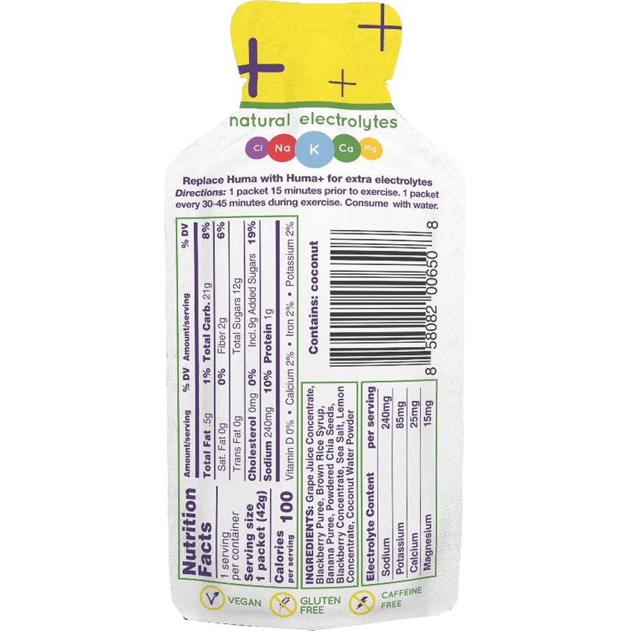 Chia Energy Gels Plus