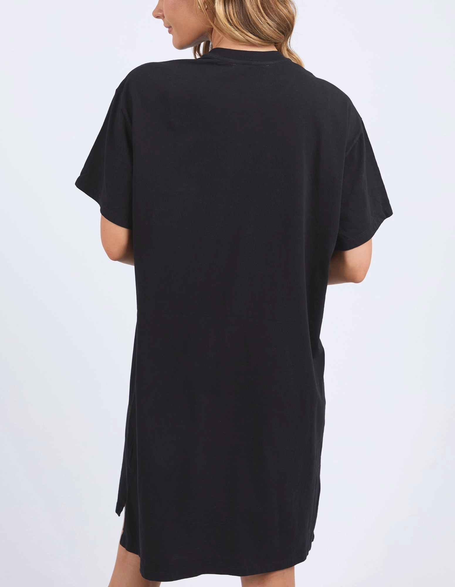 Foxwood Simplified Tee Dress Washed Black