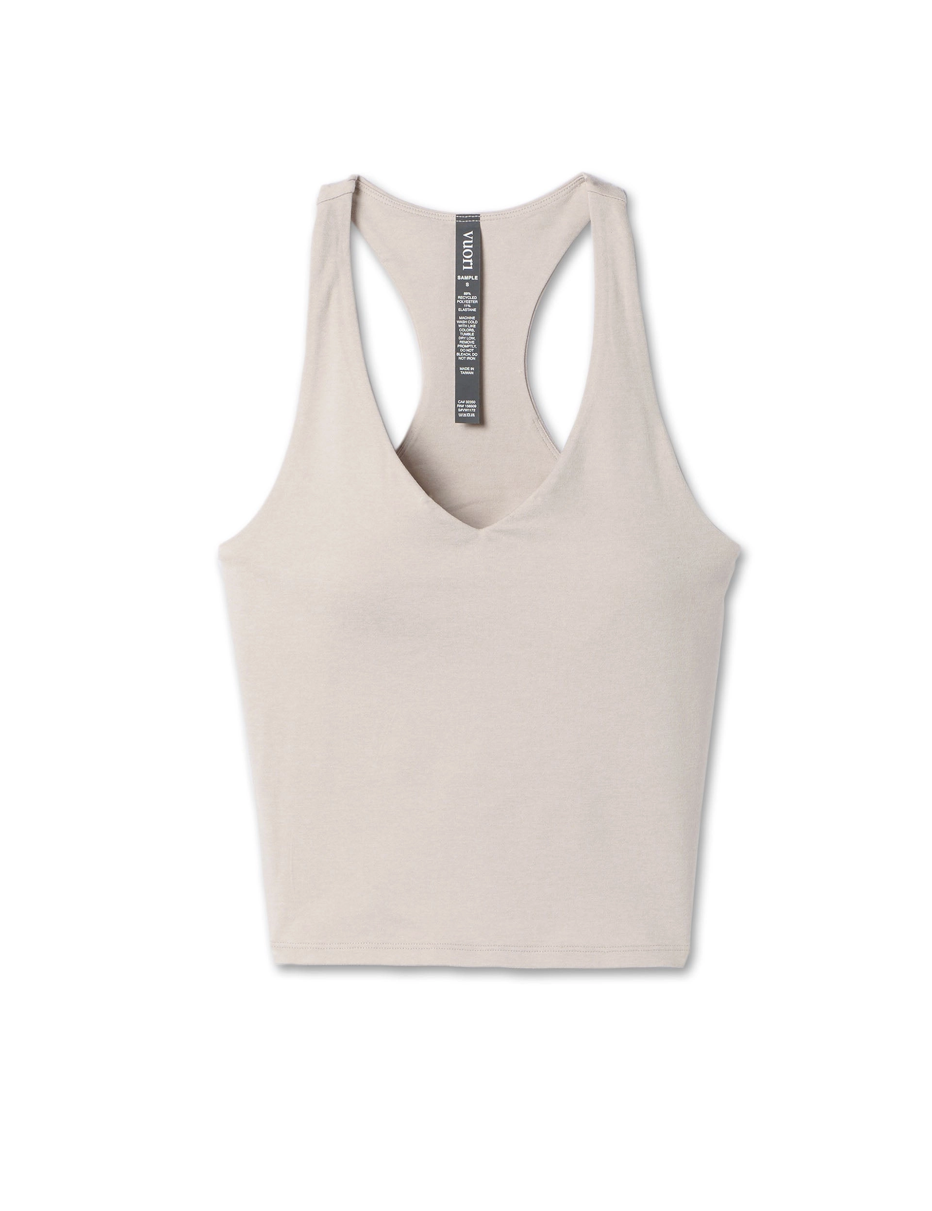 Halo Performance Crop 2.0 - Ecru Heather