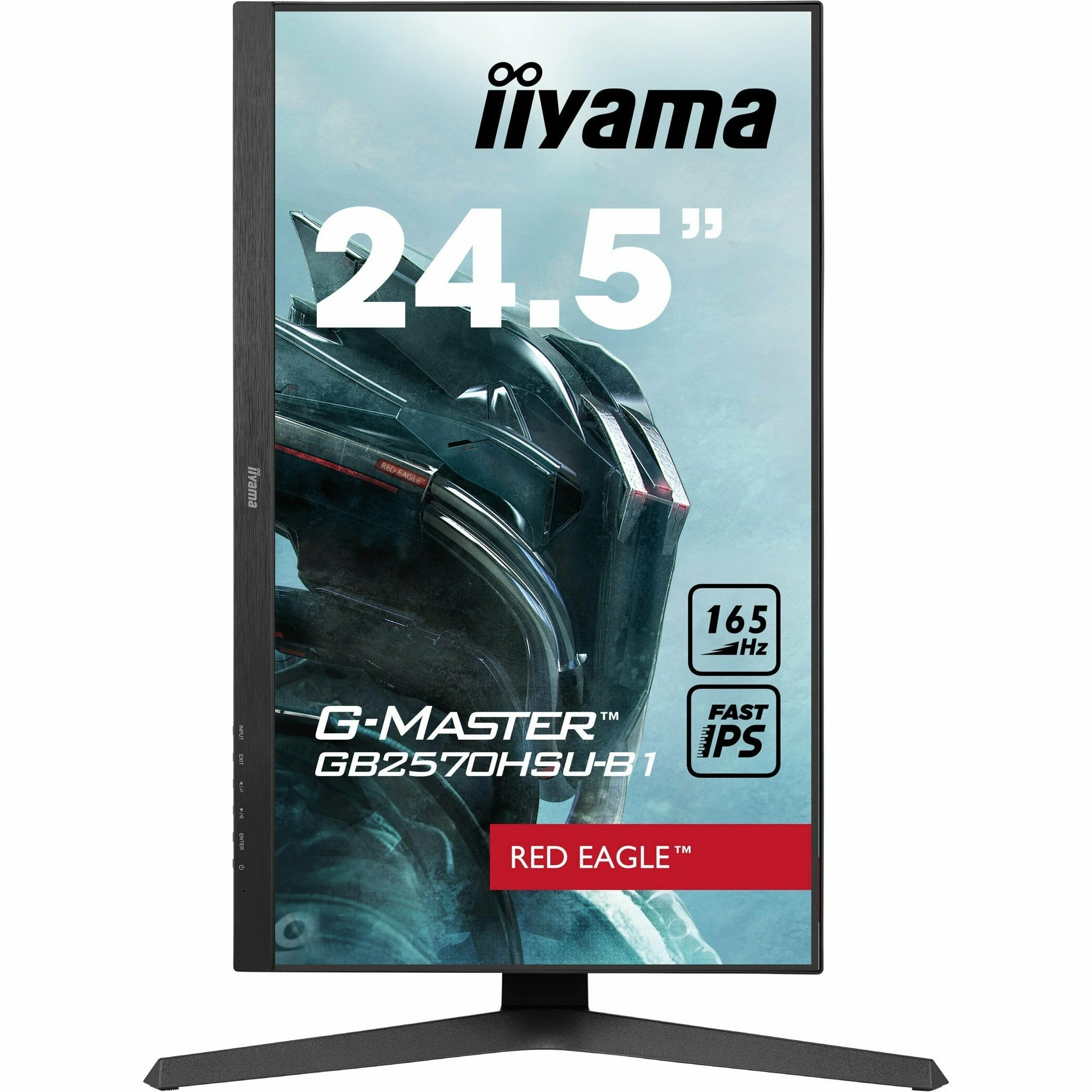 iiyama G-Master GB2570HSU-B1 25" Fast IPS 0.5ms MPRT 165Hz Refresh Gaming Monitor with Height Adjust Stand