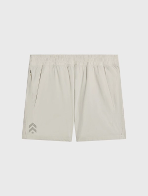 LULULEMON BONE PACE BREAKER LINERLESS SHORT 5"