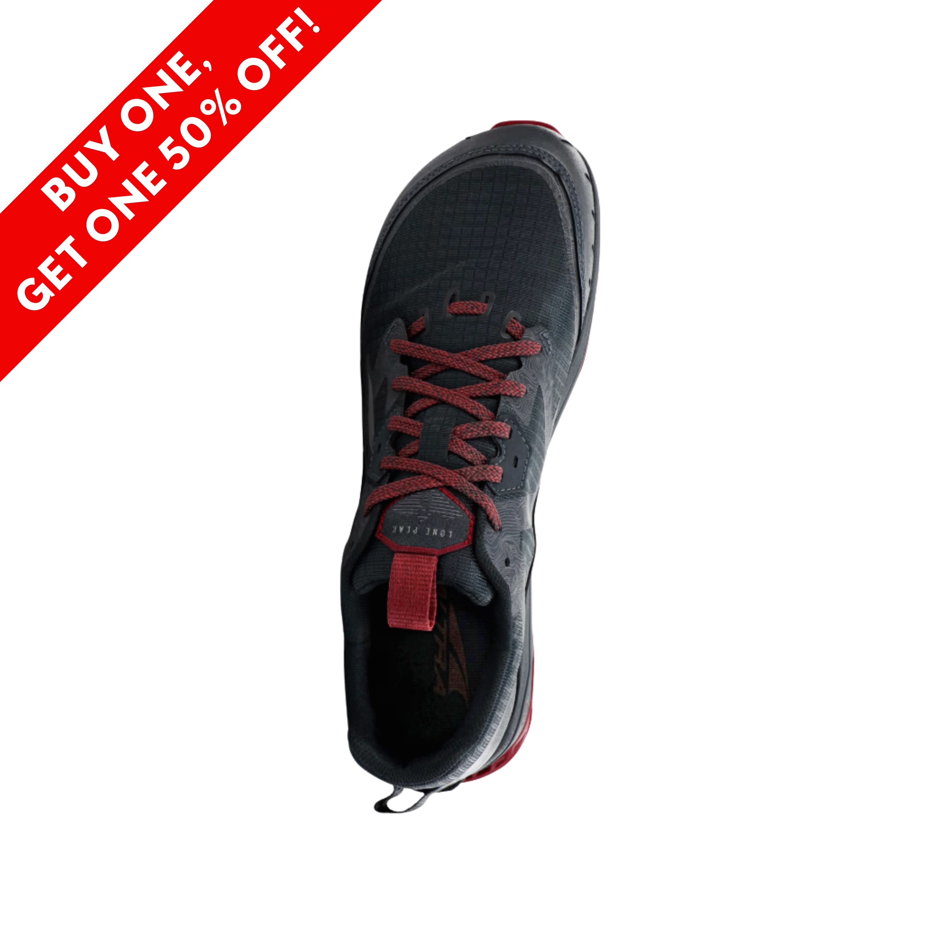Men's Lone Peak 6 - Black/Gray (Regular Width)