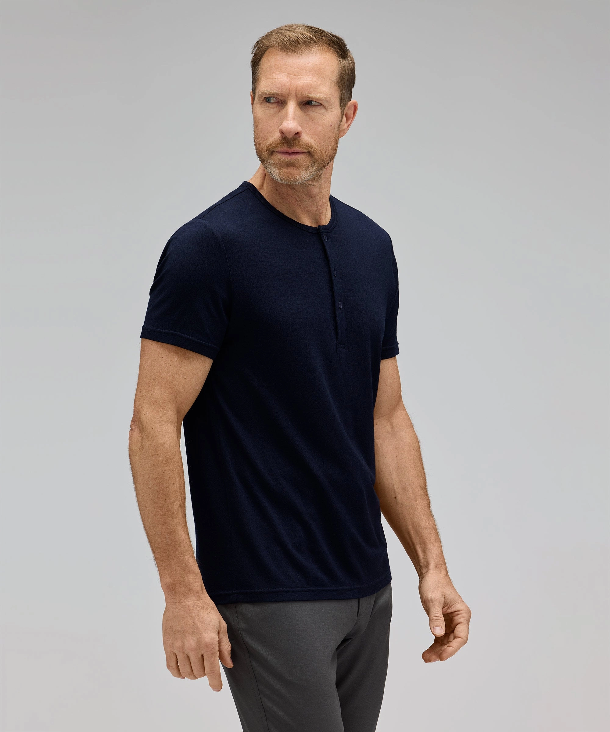 Men’s Merino Short Sleeve Henley