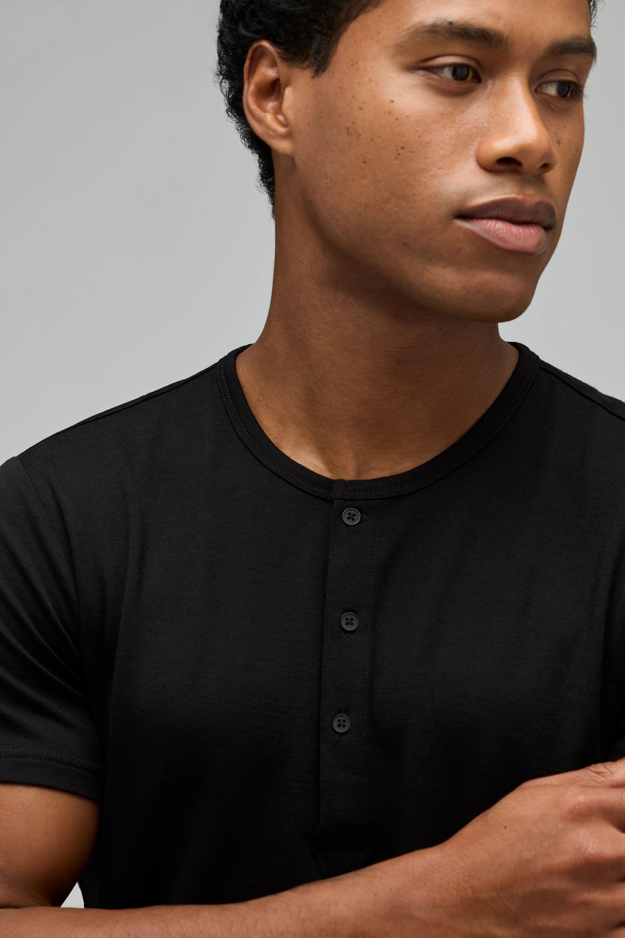 Men’s Merino Short Sleeve Henley