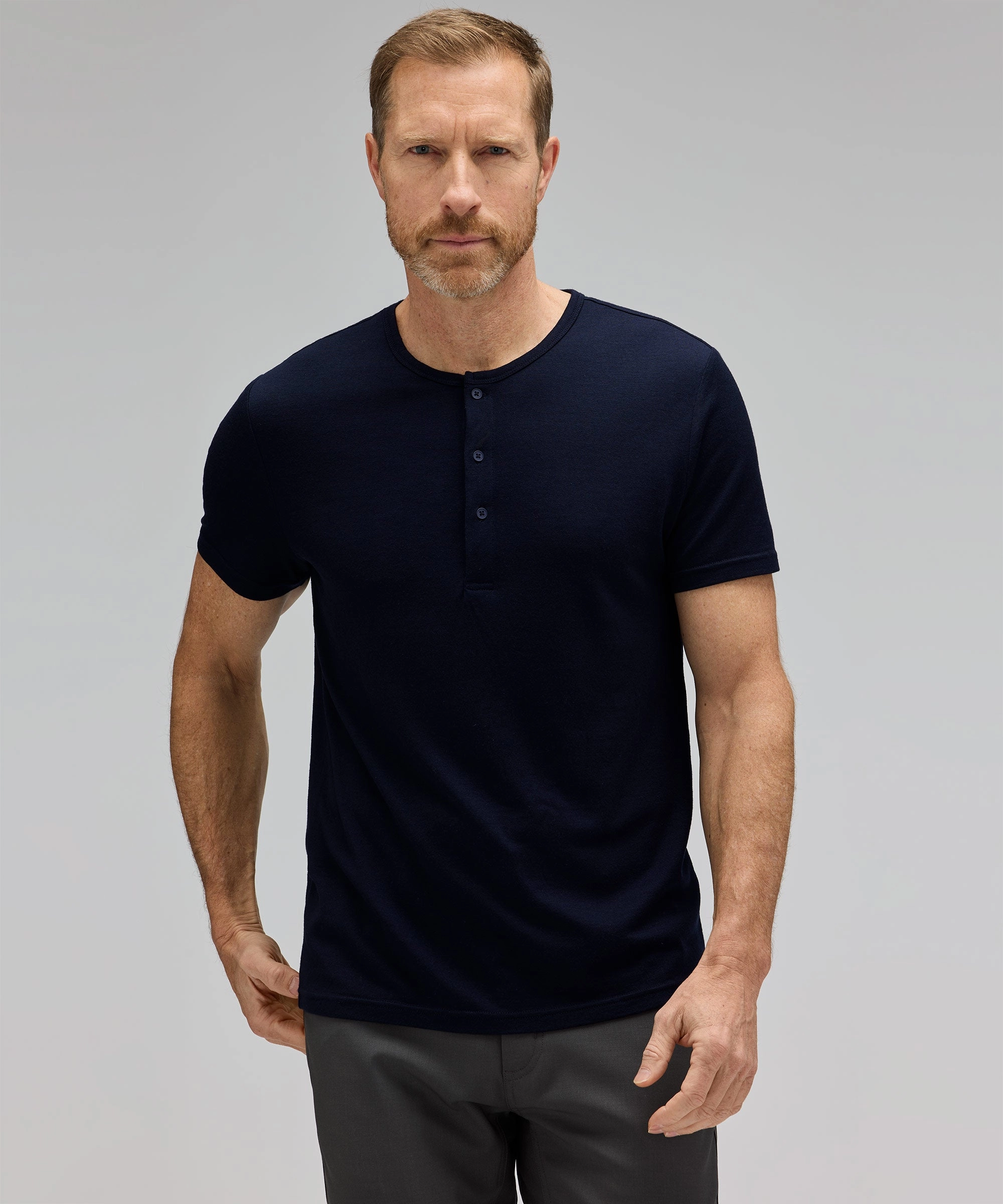 Men’s Merino Short Sleeve Henley
