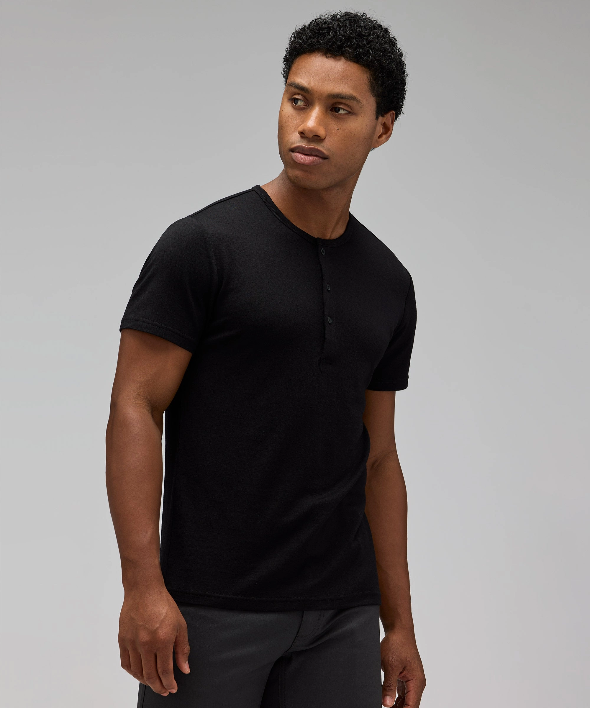 Men’s Merino Short Sleeve Henley