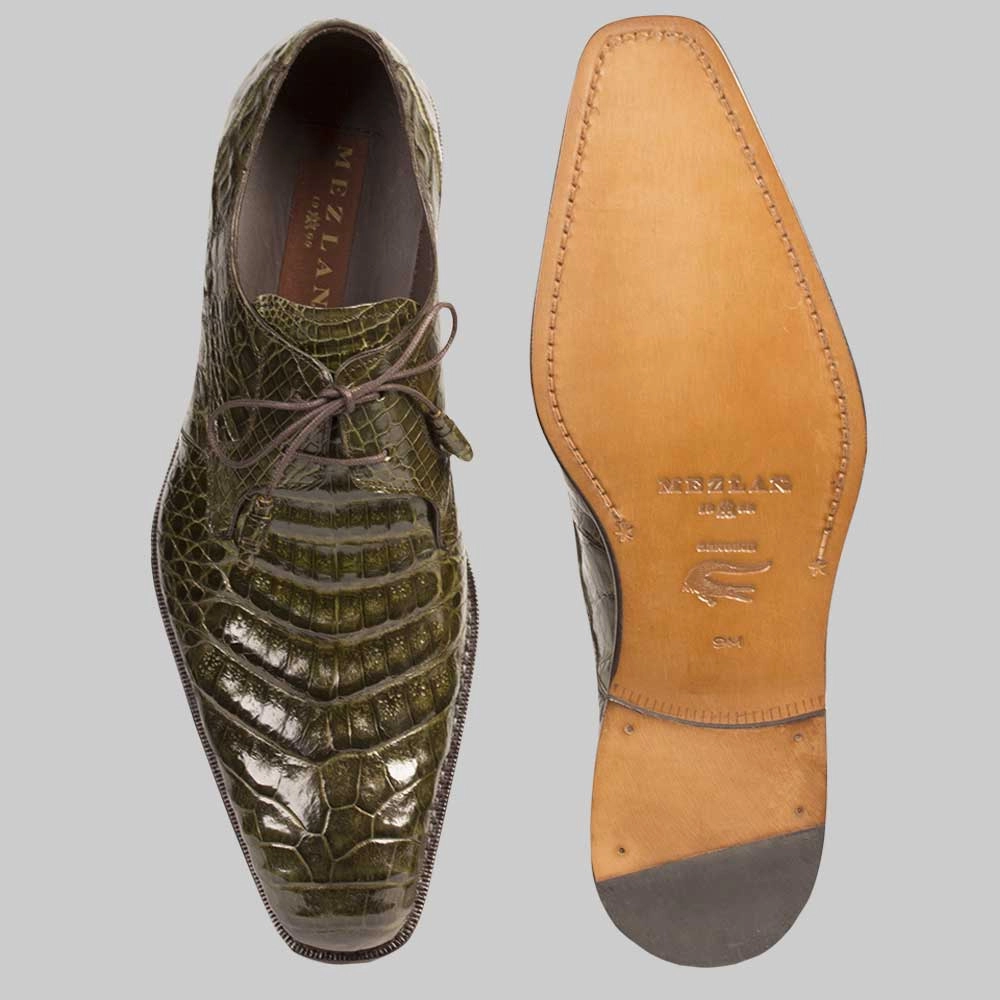 Mezlan Men's Crocodile Lace Up Anderson
