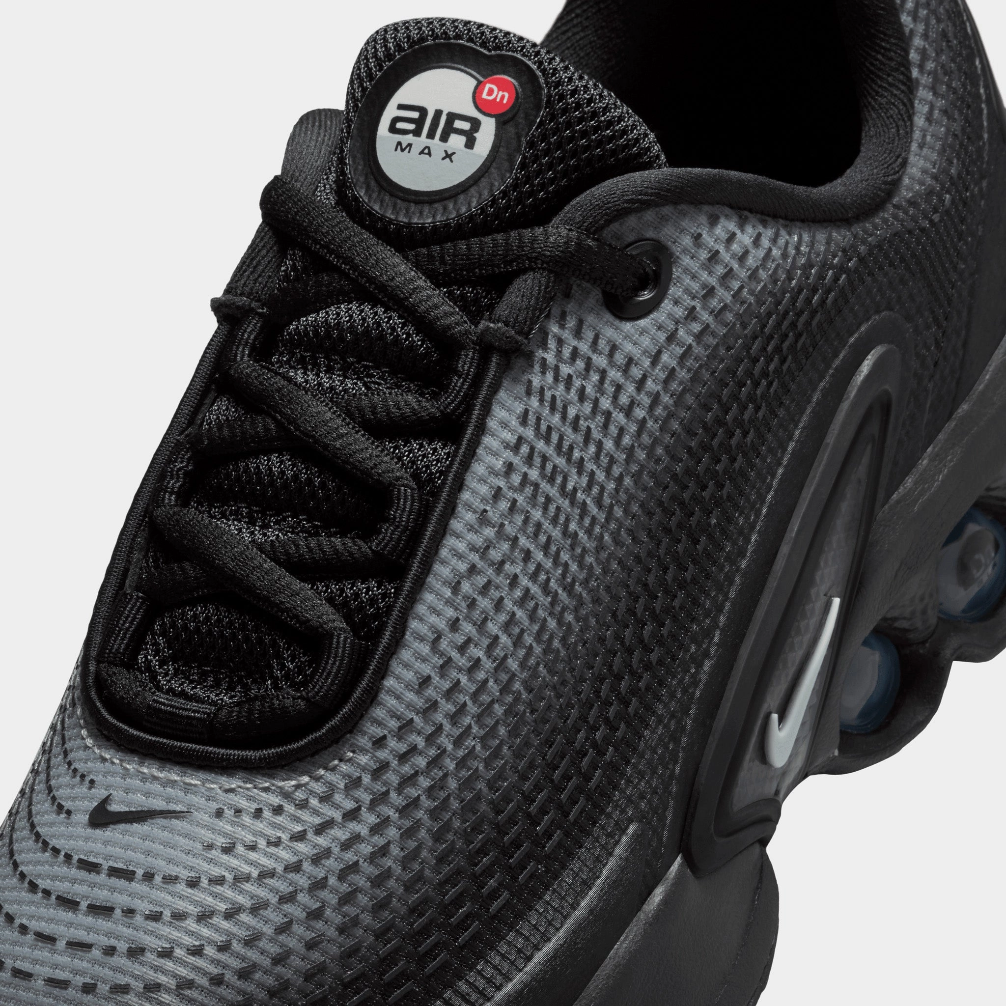 Nike Air Max DN GS Black / Light Smoke Grey - Metallic Silver