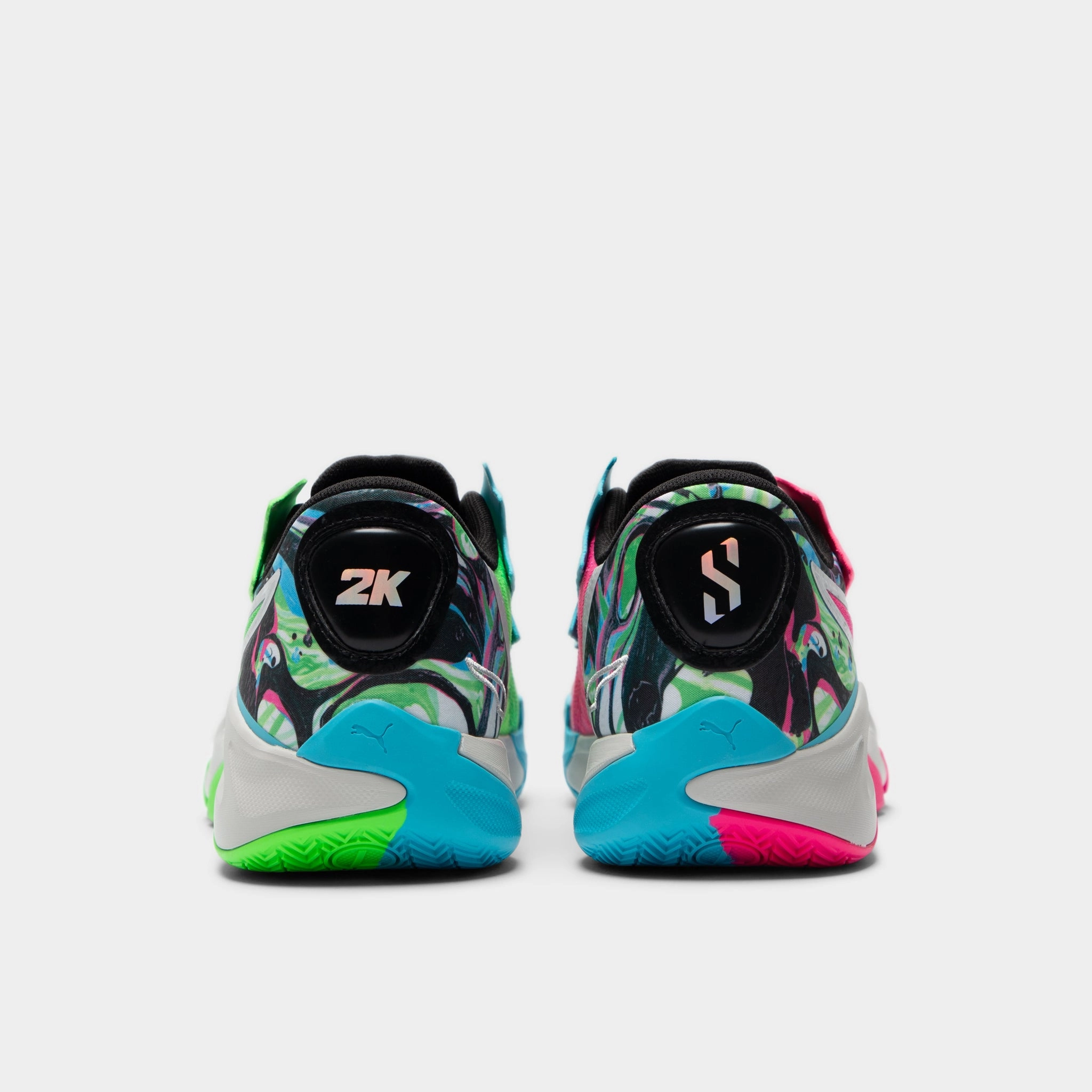 Puma Scoot Zeros II Green / Black - Pink