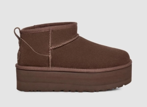 Ugg Womens Classic Ultra Mini Platform Burnt Cedar