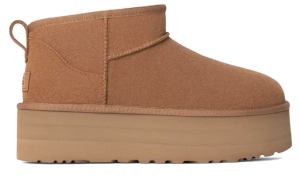 Ugg Womens Classic Ultra Mini Platform Chestnut