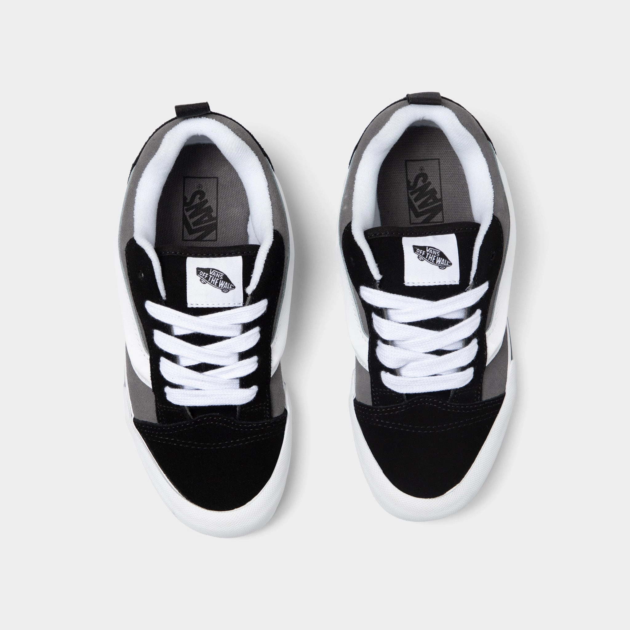 Vans Juniors' Knu Skool Black / Grey - White