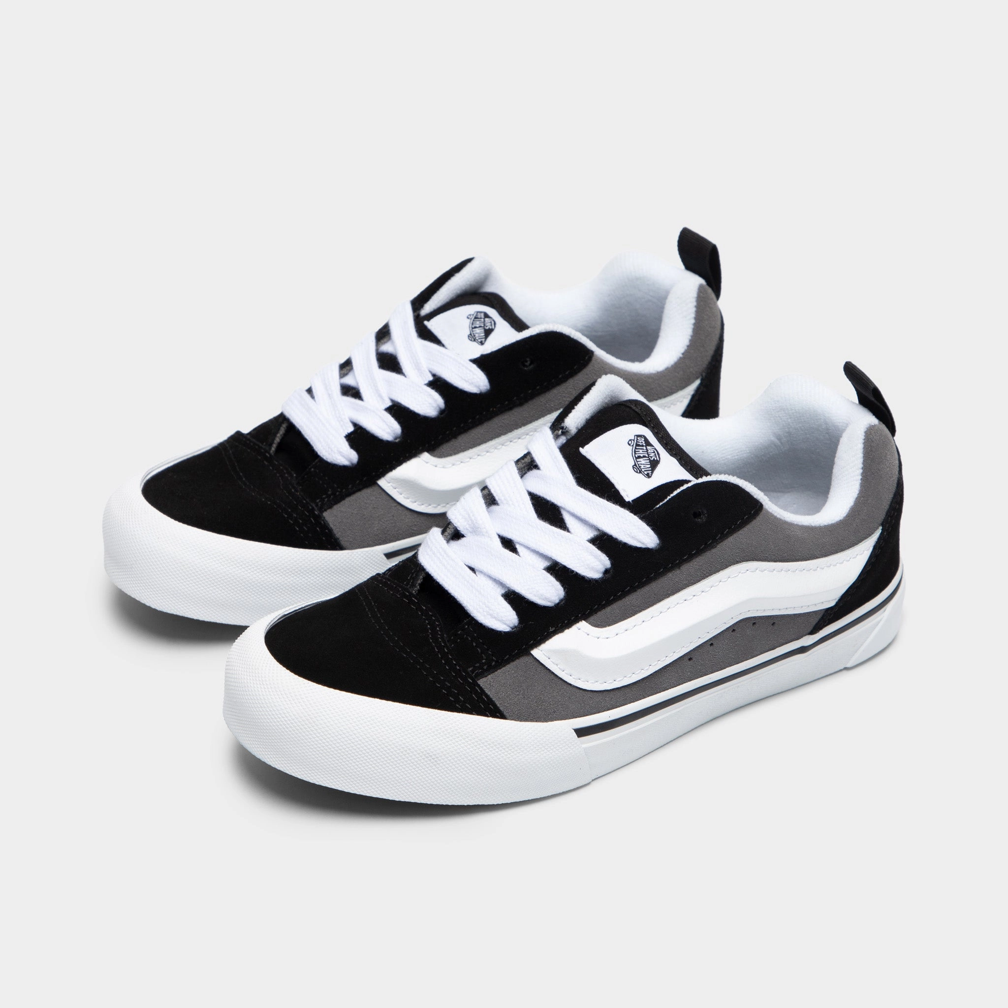 Vans Juniors' Knu Skool Black / Grey - White