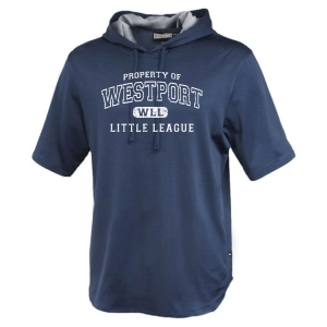 Westport LL Baseball Short Sleeve Performance Hoodie