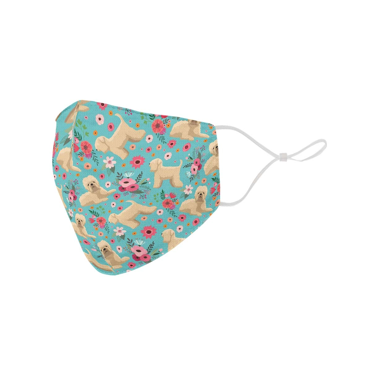 Wheaten Terrier Flower Face Cover