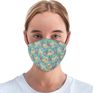 Wheaten Terrier Flower Face Cover