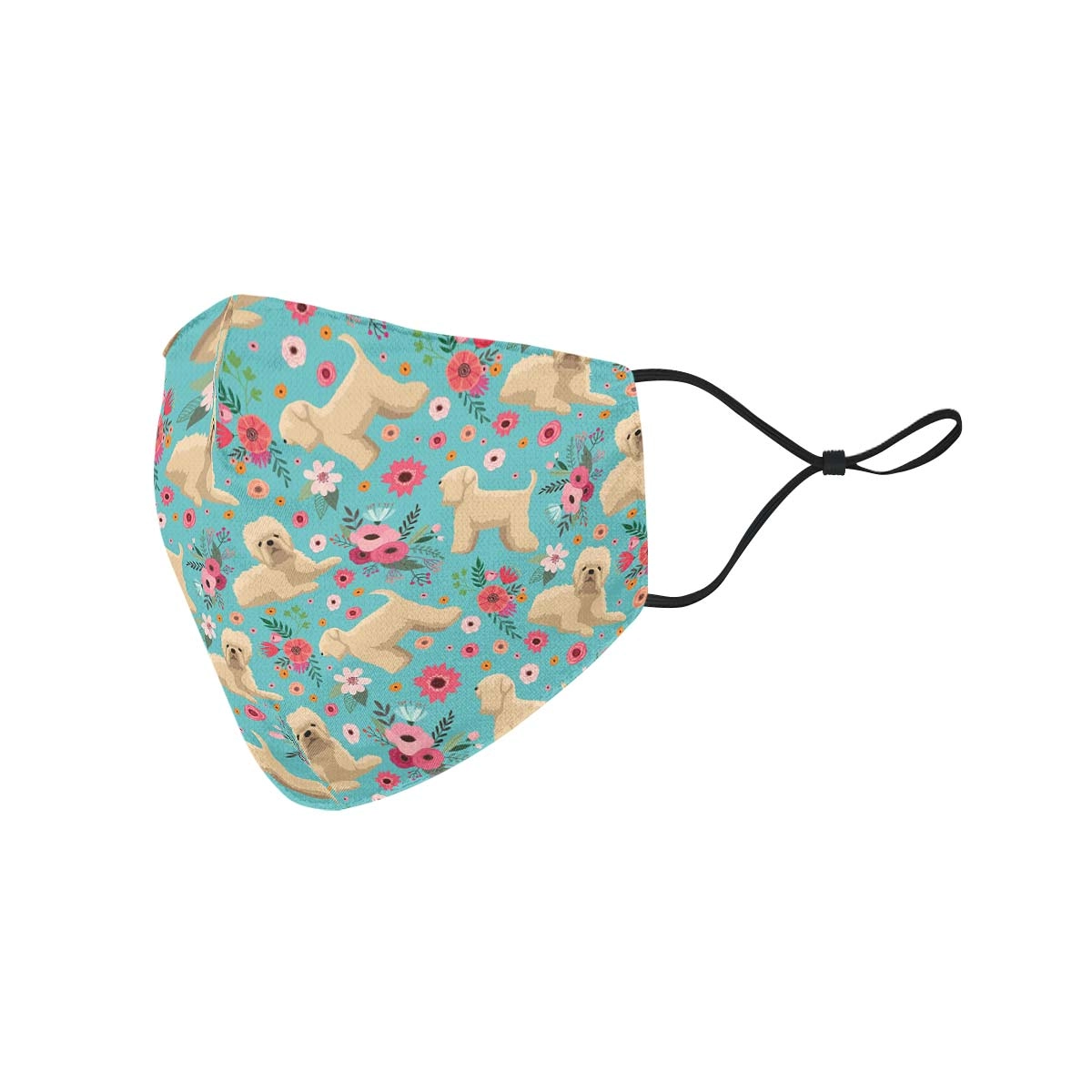Wheaten Terrier Flower Face Cover