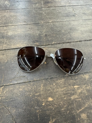 WMP Brown Aviator Sunglasses