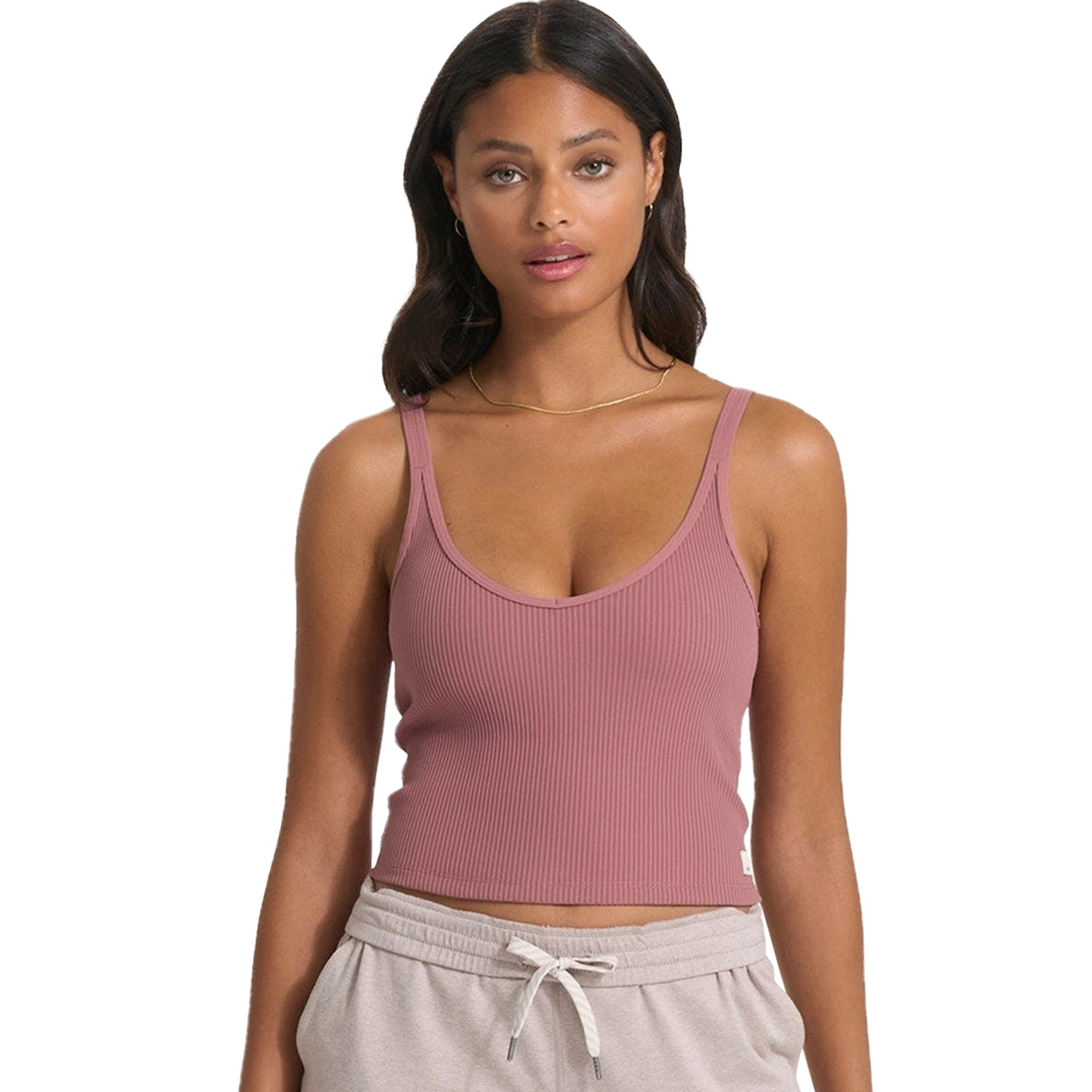 Women's Rib Crop Tank