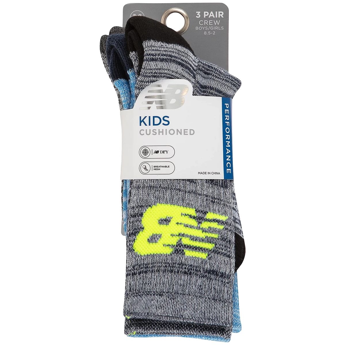 Youth Performance Cushion Crew 3 Pack