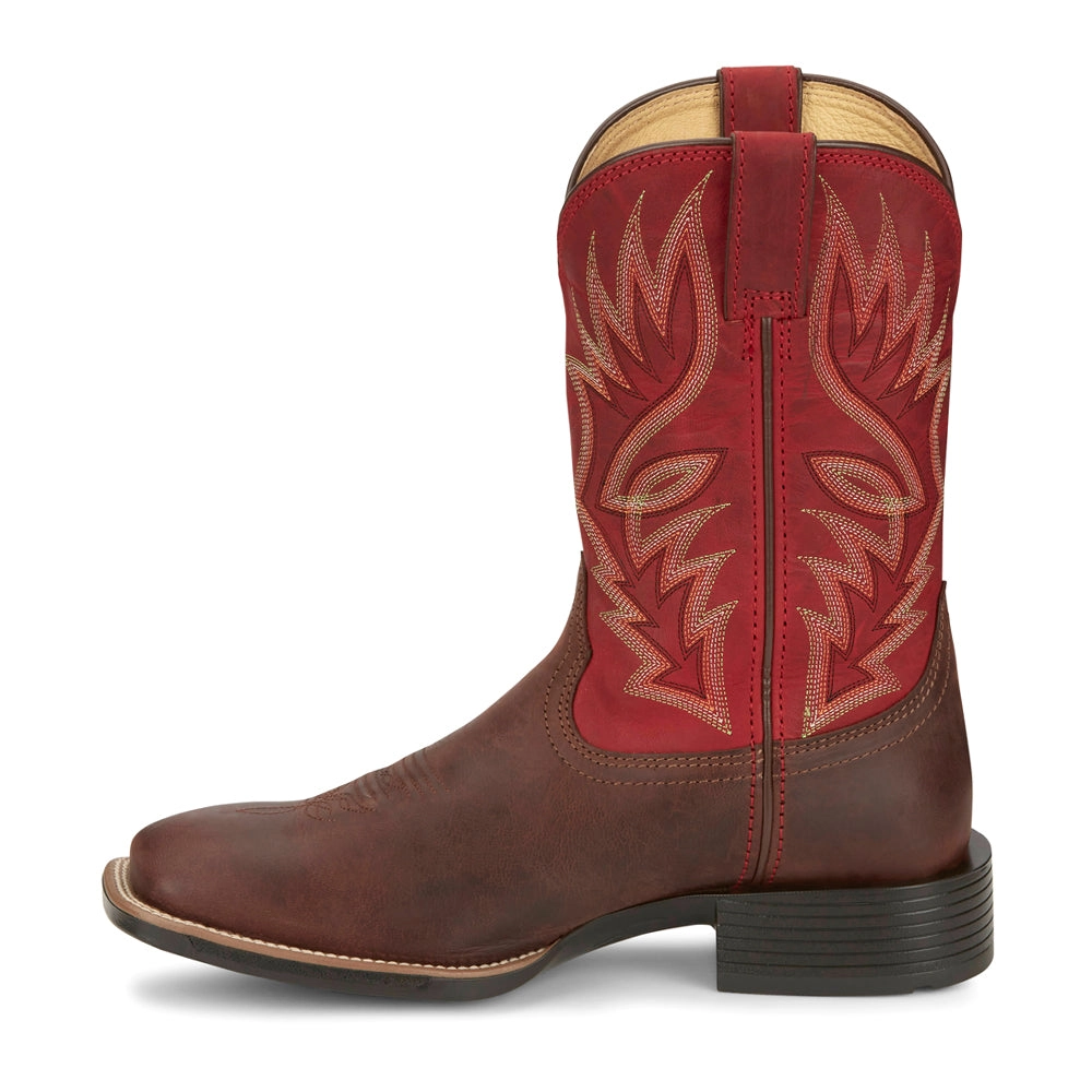 Zeke Wide Square Toe Cowboy Boots
