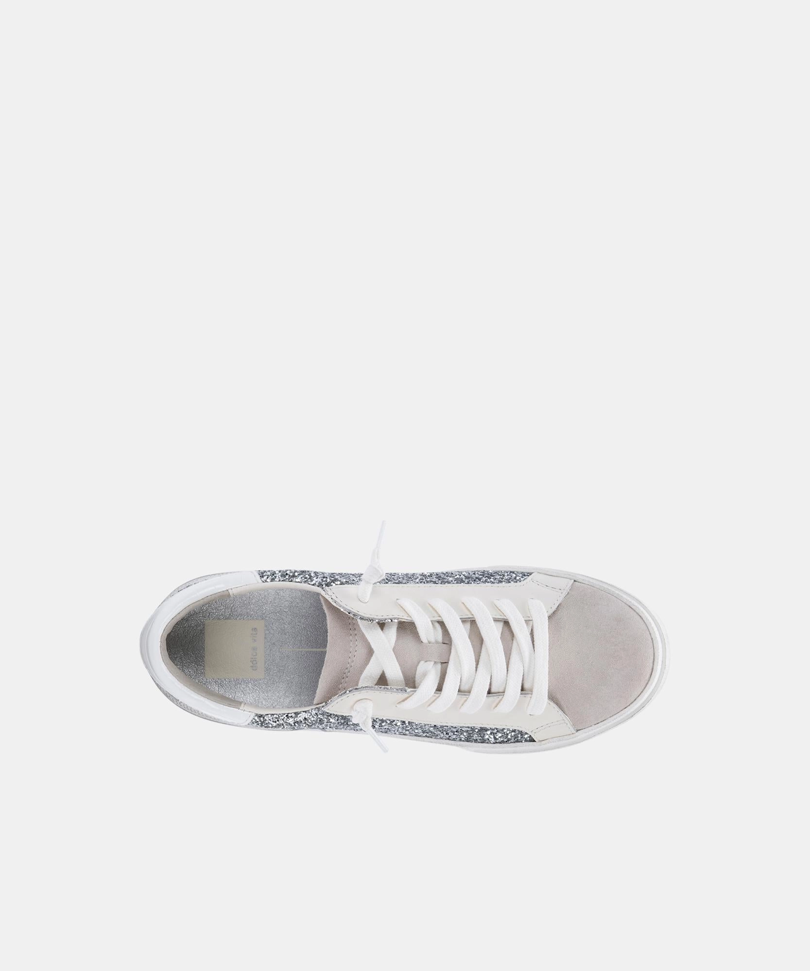 ZINA SNEAKERS SILVER GLITTER